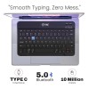 EVM EnEdge 9.7" Wireless Bluetooth Keyboard – Rechargeable, Ultra-Slim & Lightweight, Type-C Charging (WLKM-B)