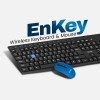 EVM EnKey Wireless Keyboard & Mouse Combo - USB Plug and Play, 104 Keys, 1200 DPI - 1 Year Warranty (WLKM & 3W042)