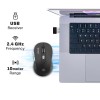 EVM EnOrb Wireless Mouse - Silver Scroll Wheel, Cover, DPI & Side Buttons, 1600 DPI, 6 Buttons, Comfortable Hand Grip - 1 Year Warranty (EWLM-360) EVM EnOrb Wireless Mouse - Silver Scroll Wheel, Cover, DPI & Side Buttons, 1600 DPI, 6 Buttons, Comfortable Hand Grip - 1 Year Warranty (EWLM-360)
