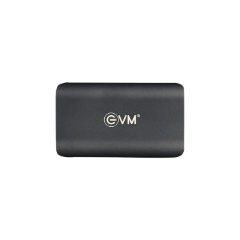 EVM EnSave External SSD 512GB - Smallest Portable SSD - 550 Mb/s Read & 500 Mb/s Write - USB 3.1 Gen 2 Type C - 10 Years Warranty (EPSSD/512GB)