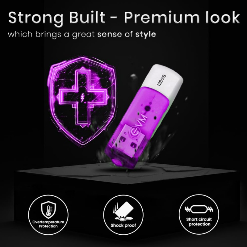 EVM EnStick 32GB USB 3.2 Gen 1 Pendrive - High Speed up to 100MB/s Read & 90MB/s Write Speeds - Ideal for Fast Data Transfer & Storage Solution with Durable Design - (EVMPDA3.2/32GB) EVM EnStick 32GB USB 3.2 Gen 1 Pendrive - High Speed up to 100MB/s Read & 90MB/s Write Speeds - Ideal for Fast Data Transfer & Storage Solution with Durable Design - (EVMPDA3.2/32GB)