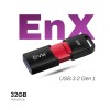 EVM EnX 32GB USB 3.2 Gen 1 Flash Drive – Upto 120MB/s Read, High-Speed Pen Drive for Laptop, Desktop & Smart TV, Durable Metal Body with Key Loop, Compact Design, 10-Year Warranty (ENX/32GB) EVM EnX 32GB USB 3.2 Gen 1 Flash Drive – Upto 120MB/s Read, High-Speed Pen Drive for Laptop, Desktop & Smart TV, Durable Metal Body with Key Loop, Compact Design, 10-Year Warranty (ENX/32GB)