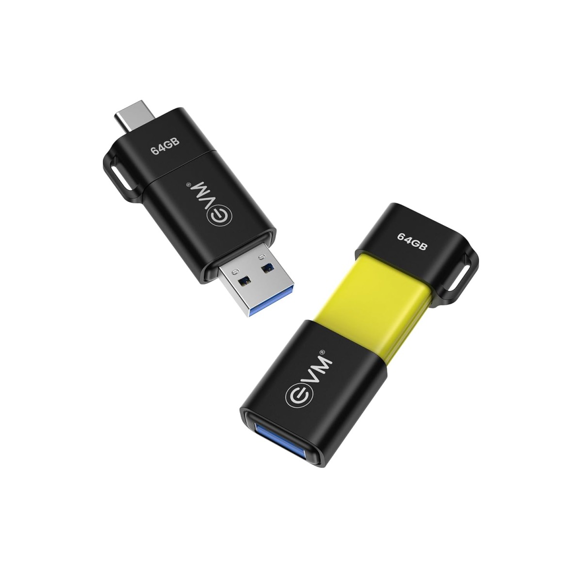 EVM EnXO 64GB OTG Flash Drive USB 3.2 Gen 1 – High-Speed Dual USB Type-C & Type-A Pendrive, Upto 120MB/s Read Speed, for Smartphone, Laptop & Tablet, 10-Year Warranty (ENXO/64GB) EVM EnXO 64GB OTG Flash Drive USB 3.2 Gen 1 – High-Speed Dual USB Type-C & Type-A Pendrive, Upto 120MB/s Read Speed, for Smartphone, Laptop & Tablet, 10-Year Warranty (ENXO/64GB)