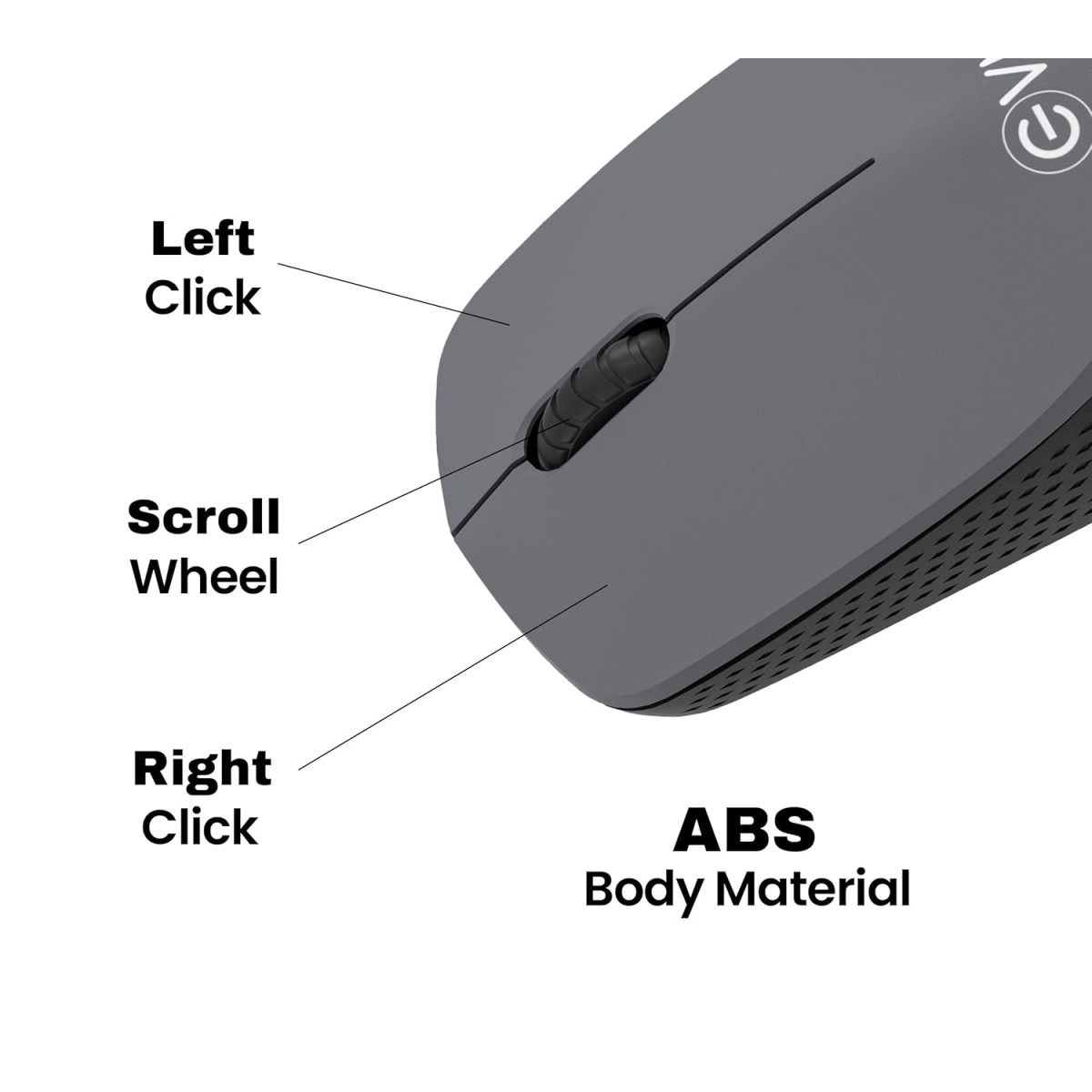 EVM NEO Wireless Mouse - 2.4GHz, 10 Meter Range, 1600 DPI - 1 Year Warranty (EVM-NEO-3W042) EVM NEO Wireless Mouse - 2.4GHz, 10 Meter Range, 1600 DPI - 1 Year Warranty (EVM-NEO-3W042)