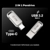 EVM Nano Plus Type-C OTG Pendrive 128GB – USB 3.2 Gen 1 High-Speed Flash Drive Upto 120 MB/s Read Speed – Metal Body – Compatible with Smartphones, Laptops & Tablets – 10-Year Wty (EEPOT/128GB)