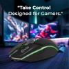 EVM RGB Wired Gaming Mouse - 6D Design - Adjustable DPI (1200-3600) - RGB Lighting - Comfortable Hand Grip - USB Input - 1 Year Warranty (EVM-M06063) EVM RGB Wired Gaming Mouse - 6D Design - Adjustable DPI (1200-3600) - RGB Lighting - Comfortable Hand Grip - USB Input - 1 Year Warranty (EVM-M06063)