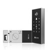 EZVIZ DL03 PRO Smart Rim Door Lock| Fingerprint Unlocking|Remote App Unlocking|Multiple Unlock Methods|Break in Detection|Anti-Tamper Alarm|Sturdy Lock Body|20-65mm Door Thickness