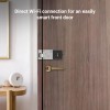 EZVIZ DL03 PRO Smart Rim Door Lock| Fingerprint Unlocking|Remote App Unlocking|Multiple Unlock Methods|Break in Detection|Anti-Tamper Alarm|Sturdy Lock Body|20-65mm Door Thickness