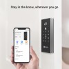 EZVIZ DL03 PRO Smart Rim Door Lock| Fingerprint Unlocking|Remote App Unlocking|Multiple Unlock Methods|Break in Detection|Anti-Tamper Alarm|Sturdy Lock Body|20-65mm Door Thickness