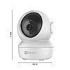 EZVIZ by Hikvision Made in India WiFi Indoor Home Security/Baby Monitor Camera 2 Way Talk 360° Pan/Tilt 