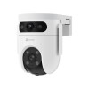 EZVIZ by Hikvision|1296P H9C Dual-Lens(3MP+3MP) Pan & Tilt Wi-Fi Camera|2-Way Talk|AI-Powered Human/Vehicle Detection|Active Defense with Siren and Strobe Light|Weatherproof Design|Upto 512GB Support