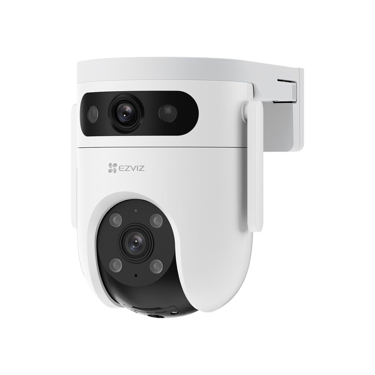 EZVIZ by Hikvision|1296P H9C Dual-Lens(3MP+3MP) Pan & Tilt Wi-Fi Camera|2-Way Talk|AI-Powered Human/Vehicle Detection|Active Defense with Siren and Strobe Light|Weatherproof Design|Upto 512GB Support
