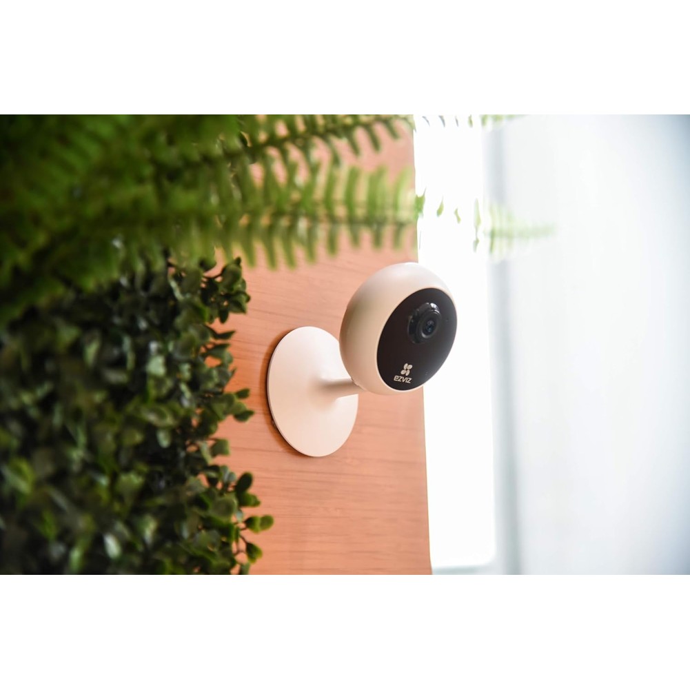 EZVIZ by Hikvision|C1C-B WiFi Indoor Home Smart Security Camera| 2 Way Talk 1080p Full HDl Privacy Protection Alexa & Google, White