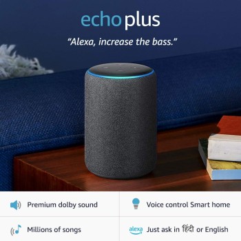 Echo Plus (2nd Gen) – Premium sound, powered by Dolby, built-in Smart Home hub
