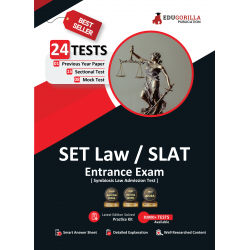 SET Law/SLAT (Symbiosis Law Admission Test) Entrance Exam 2023 - 8 Mock Tests, 15 Sectional Tests and 1 Previous Year Paper with Free Access to Online Tests