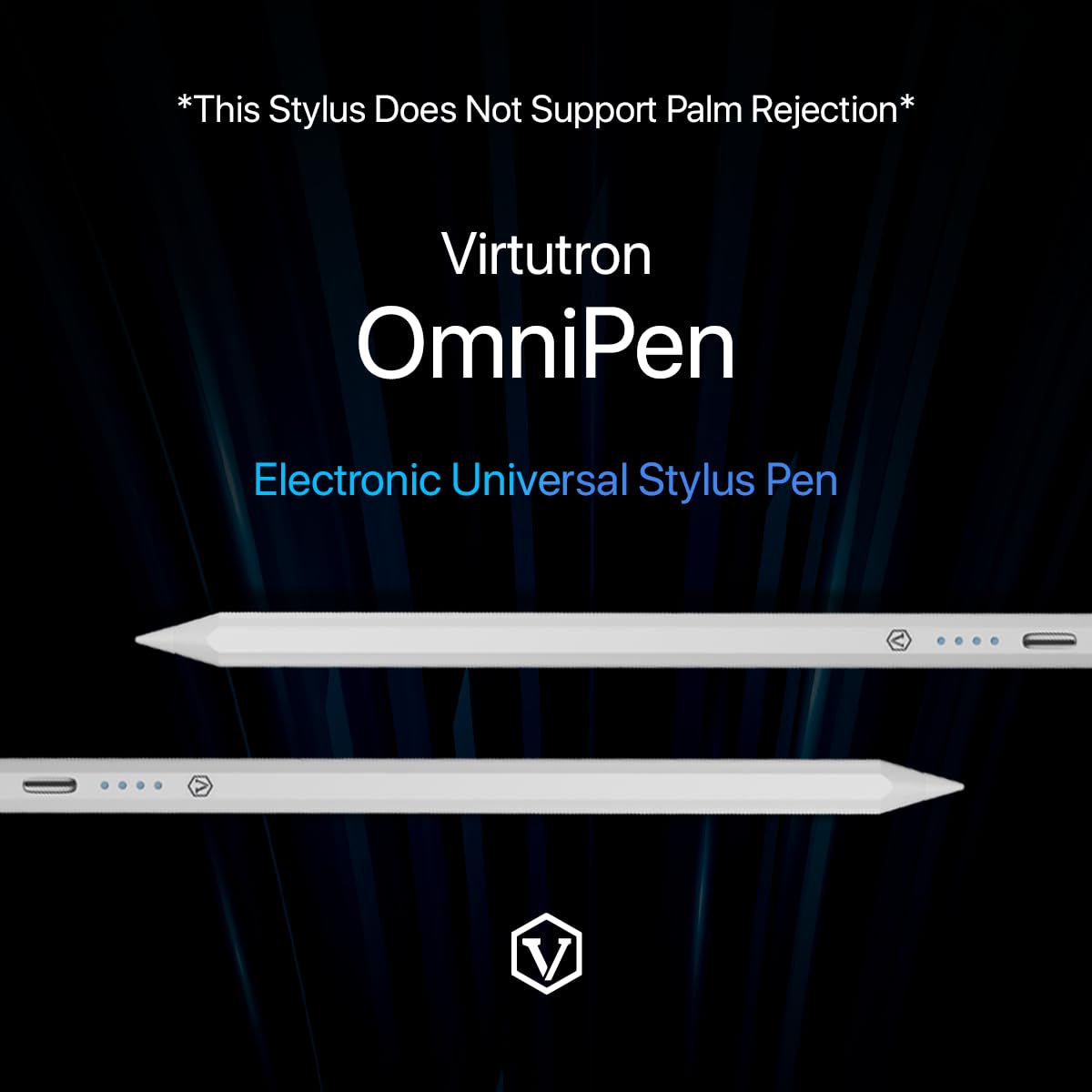 Virtutron Universal Stylus Pen| High-Precision Digital Pencil| Compatible with iPhone, iPad, Samsung, Android, Tablet & Mobiles- White Virtutron Universal Stylus Pen| High-Precision Digital Pencil| Compatible with iPhone, iPad, Samsung, Android, Tablet & Mobiles- White