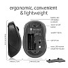 Elevn Ergo11 2.4GHz Premium Wireless Optical Mouse for Laptop, Desktop, PC, MacBook Black