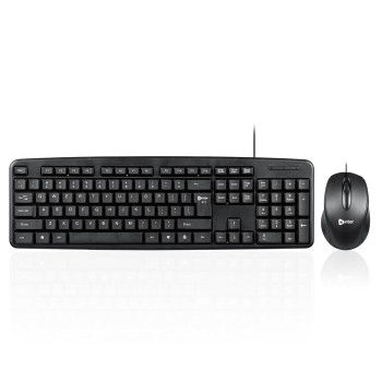 Enter Wired USB Keyboard & Mouse Combo Typemate Pro Chocolate Click Key