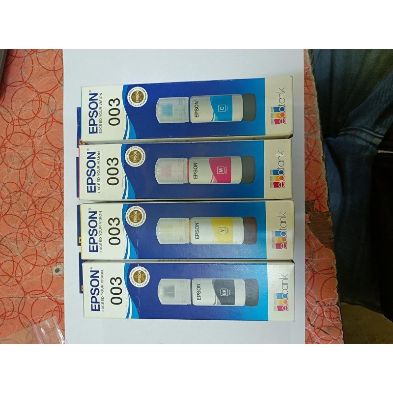 Epson 003 65 ml for EcoTank L1110/L3100/L3101/L3110/L3115/L3116/L3150/L3151/L3152/L3156/L5190 Black Ink Bottle Epson 003 65 ml for EcoTank L1110/L3100/L3101/L3110/L3115/L3116/L3150/L3151/L3152/L3156/L5190 Black Ink Bottle