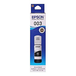 Epson-003 65 ml for EcoTank L1110/L3100/L3101/L3110/L3115/L3116/L3150/L3151/L3152/L3156/L5190 Black Ink Bottle