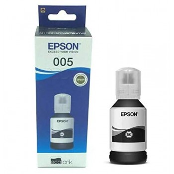 Epson 005 120 ml Black Ink Bottle, Compatible with M1100/M1120/M2140 Printer Models