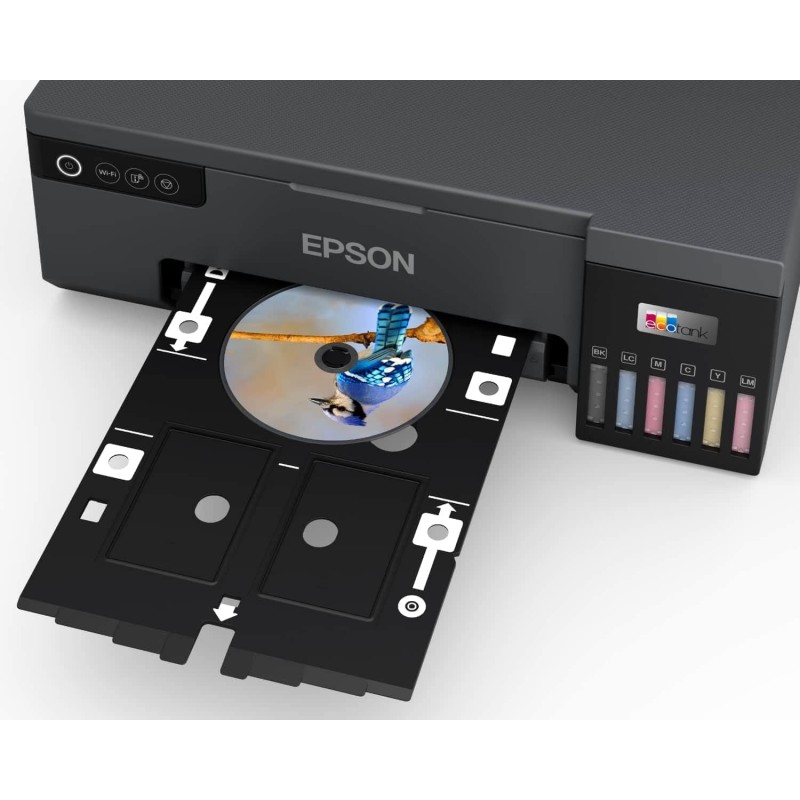 Epson Eco Tank L8050 Wireless Colour Home Inkjet Printers, Multicolor