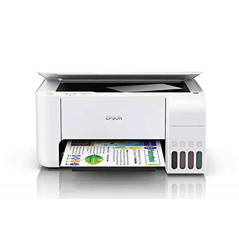 Epson Ecotank L3216 A4 All-in-One Wired Ink Tank Colour Solid Ink Printers,White