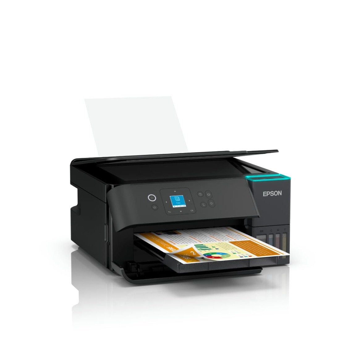Epson L4360 : Cost-Effective Wi-Fi MFP A4 Colour Duplex Printer with LCD Display., Black
