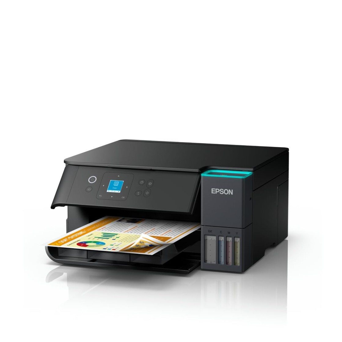 Epson L4360 : Cost-Effective Wi-Fi MFP A4 Colour Duplex Printer with LCD Display., Black