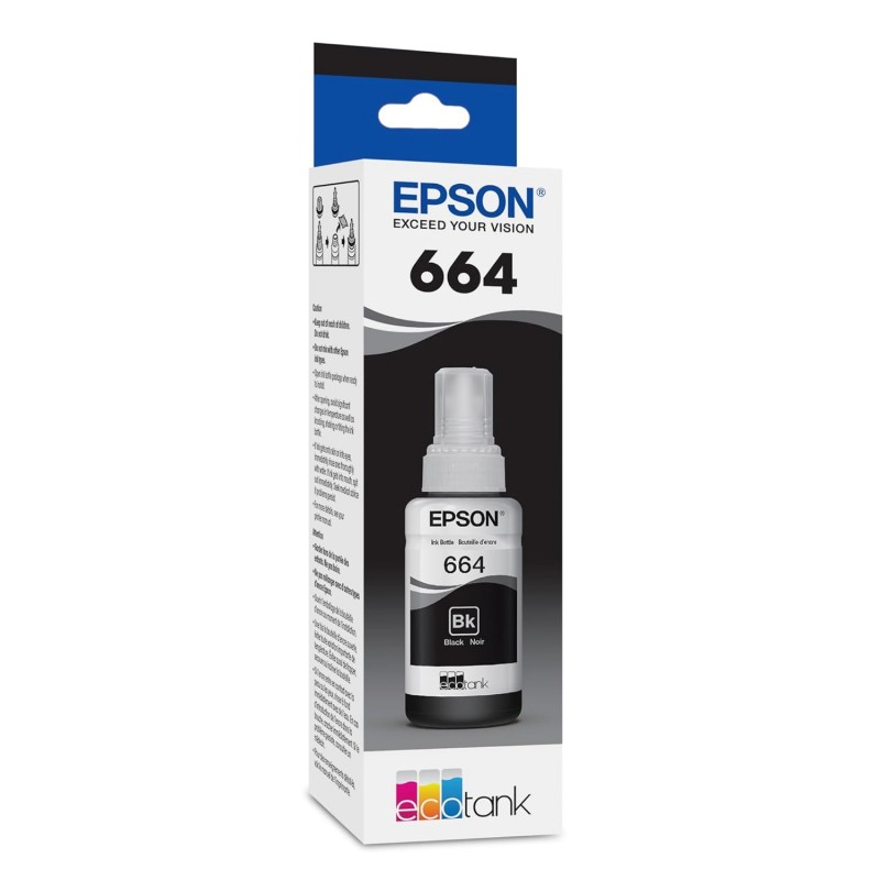 Epson T664120 EcoTank Black Ink Bottle