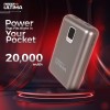 Eveready Ultima Power Bank PB 21, 20,000mAh, 22.5W Fast Charging, Dual Output, USB-C & USB-A, Overcharging Protection, Compatible with iPhone, Android & Qi Devices, Includes Cable & Warranty, Grey Eveready Ultima Power Bank PB 21, 20,000mAh, 22.5W Fast Charging, Dual Output, USB-C & USB-A, Overcharging Protection, Compatible with iPhone, Android & Qi Devices, Includes Cable & Warranty, Grey