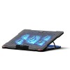 EvoFox Blizzard RGB Cooling Pad for Gaming Laptop with Transparent Upper Surface, 2 Large Fans, 8 Adjustable Angles, Edge RGB Lighting, Additional USB Port for Laptops up to 43.18 cm (17 inches) EvoFox Blizzard RGB Cooling Pad for Gaming Laptop with Transparent Upper Surface, 2 Large Fans, 8 Adjustable Angles, Edge RGB Lighting, Additional USB Port for Laptops up to 43.18 cm (17 inches)