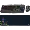 EvoFox Deathray v2 3 in 1 Gaming Keyboard & Mouse Combo with Puppet Master Deskpad | 6 Zone RGB Backlighting, 19 Anti Ghosting Keys, Membrane Keys, Ergonomic, Full-Size | 6 Buttons, 7 Color LED Lighting, Upto 3600DP | Extended Deskpad (Wired) EvoFox Deathray v2 3 in 1 Gaming Keyboard & Mouse Combo with Puppet Master Deskpad | 6 Zone RGB Backlighting, 19 Anti Ghosting Keys, Membrane Keys, Ergonomic, Full-Size | 6 Buttons, 7 Color LED Lighting, Upto 3600DP | Extended Deskpad (Wired)