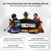 EvoFox Deck Smartphone Gamepad with iPhone/Android, XBOX, HID & Keymap mode for Android | Bluetooth v5.0 | Dual Vibration motors | Magnetic Hall 3D Joysticks | RGB Lighting and Backlit Controls