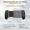 EvoFox Deck Smartphone Gamepad with iPhone/Android, XBOX, HID & Keymap mode for Android | Bluetooth v5.0 | Dual Vibration motors | Magnetic Hall 3D Joysticks | RGB Lighting and Backlit Controls