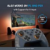 EvoFox Elite Ops Wireless Gamepad for Google TV and Android TV | 8+ Hours of Play Time | Zero Lag Connectivity Upto 12 Feet | USB Extender for TV Included | (Dusk Grey)