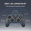 EvoFox Elite Ops Wireless Gamepad for Google TV and Android TV | 8+ Hours of Play Time | Zero Lag Connectivity Upto 12 Feet | USB Extender for TV Included | (Dusk Grey)