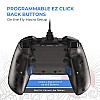 EvoFox Elite X Wired Gamepad for PC with 2 Programmable Macro Back Buttons, Adjustable Dual Vibration Motors,Turbo Mode,Analog Triggers, High Precision joysticks,Low Latency Plug and Play,Translucent Shell Controller for pc