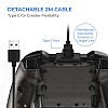 EvoFox Elite X Wired Gamepad for PC with 2 Programmable Macro Back Buttons, Adjustable Dual Vibration Motors,Turbo Mode,Analog Triggers, High Precision joysticks,Low Latency Plug and Play,Translucent Shell Controller for pc