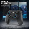 EvoFox Elite X2 Wireless Gaming Controller For PC with 1000Hz Polling Rate, Dual-Mode (2.4G & Type C), Hallsense™ Magnetic Hall 3D Joysticks & Triggers, EZ Click Macros, Dual Vibration Motors(Grey) EvoFox Elite X2 Wireless Gaming Controller For PC with 1000Hz Polling Rate, Dual-Mode (2.4G & Type C), Hallsense™ Magnetic Hall 3D Joysticks & Triggers, EZ Click Macros, Dual Vibration Motors(Grey)