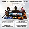 EvoFox Go Smartphone Bluetooth Mobile Gamepad for iPhones, iPads, and Android with Android Key Map mode, Dojo App and More (Grey)