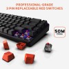 EvoFox Katana S Mini Wireless Mechanical Keyboard | Tri-Mode (3X BT, 2.4GHz & Wired) Connectivity | Hot-Swappable Red Switches | 68-Key Compact | Rainbow Backlight | Rechargeable Battery EvoFox Katana S Mini Wireless Mechanical Keyboard | Tri-Mode (3X BT, 2.4GHz & Wired) Connectivity | Hot-Swappable Red Switches | 68-Key Compact | Rainbow Backlight | Rechargeable Battery