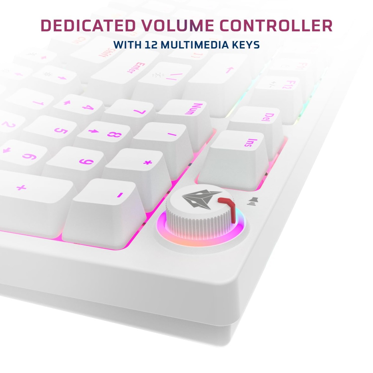 EvoFox Katana X2 FS Mechanical Gaming Keyboard | 3‑Pin Replaceable Silent Red Switches, Dynamic Backlighting, All Keys Anti‑Ghosting, Volume Knob, Copilot, Xbox Gamebar, Screenshot & More (White) EvoFox Katana X2 FS Mechanical Gaming Keyboard | 3‑Pin Replaceable Silent Red Switches, Dynamic Backlighting, All Keys Anti‑Ghosting, Volume Knob, Copilot, Xbox Gamebar, Screenshot & More (White)