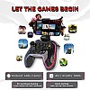 EvoFox One Universal Bluetooth Gamepad For PC, iOS, iPadOS, Android and PS4, Dynamic Rgb Lights, Transparent Design, Programable Buttons, Turbo Mode with The Dojo App, Detachable Mobile Clamp, and More