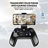 EvoFox One Universal Bluetooth Gamepad For PC, iOS, iPadOS, Android and PS4, Dynamic Rgb Lights, Transparent Design, Programable Buttons, Turbo Mode with The Dojo App, Detachable Mobile Clamp, and More