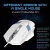 EvoFox Starter Series Spectre USB Wired Gaming Mouse | Upto 3600 DPI Gaming Sensor | 6 Buttons | Upto 7 Million Clicks | 7 Colours Rainbow Lighting with Breathing Effect | 1.5m Braided Cable (White) EvoFox Starter Series Spectre USB Wired Gaming Mouse | Upto 3600 DPI Gaming Sensor | 6 Buttons | Upto 7 Million Clicks | 7 Colours Rainbow Lighting with Breathing Effect | 1.5m Braided Cable (White)