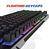 EvoFox Warhammer Full Size Gaming Keyboard with Breathing Effect LED Backlit (Black)