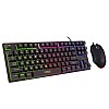 EvoFox X-Team Fireblade TKL Gaming Keyboard Combo with Breathing LED Effects 6 Button Spirit Mouse 