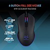 EvoFox X-Team Fireblade TKL Gaming Keyboard Combo with Breathing LED Effects 6 Button Spirit Mouse 