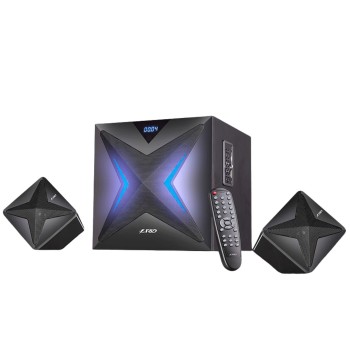 F&D F550X 2.1 Channel Multimedia Speaker (Black) | Wireless Bluetooth Speakers | Subwoofer Satellite Speaker/LED Display/USB/SD Card/NFC | Home Theatre | Speaker for Laptop, Pc & Mobile F&D F550X 2.1 Channel Multimedia Speaker (Black) | Wireless Bluetooth Speakers | Subwoofer Satellite Speaker/LED Display/USB/SD Card/NFC | Home Theatre | Speaker for Laptop, Pc & Mobile